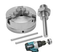3 Jaw Lathe Chuck,3 Jaw Lathe Chucks for Woodturning | Self-Centering Precision Collet Drill Accessories for Industrial Workshop Hobbyist Repair Factory