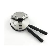 3 Jaw Lathe Chuck 63mm Mini Wood Lathe Chuck K01-63 3 Jaw Self-Centering for Small Wood