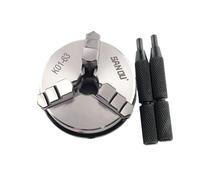 3 Jaw Lathe Chuck 63mm Sanou Mini Wood Lathe Chuck K01-63 3 Jaw Self-Centering Chuck for Small Wood Lathe