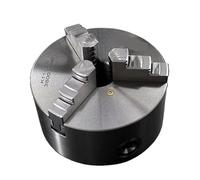 3 Jaw Lathe Chuck 80mm 100mm 125mm 130mm 160mm 200mm Self-Centering Metal Chuck CNC Metalworking Tool for Woodworking(K11-125)