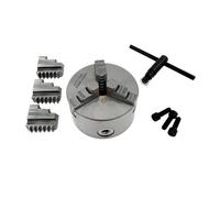 3-Jaw Lathe Chuck Manual Self-Centering 100mm with Jaws Turning Machine Tools Accessories