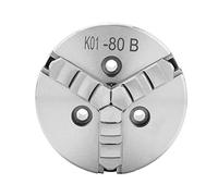 3-Jaw Manual Self Centering Lathe Chuck 80mm Diameter High Precision Manual Lathe Chuck K01-80B Lathe Chuck