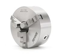 3 Jaw Metal Lathe Clamp Cartridge Chuck K11-160 6" 160mm Manual Self-Centering M8 for Grinding Machines Milling Machines