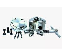 3 Jaw Self Centering 100Mm Front Mount Lathe Chuck With Backplate-Amz460