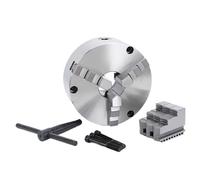 3-Jaw Self-Centering Chuck for CNC Lathes, 0.03mm Accuracy, 3500-1600RPM Speed, 90-320N・m Torque, Ideal for 4th Axis Machining and Bar Work