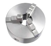 3-jaw Self-Centering Front Mount Lathe Chuck K11-100 Only Equipped with One Set of Straight Jaws