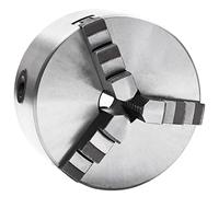 3 Jaw Self-Centering Lathe Chuck 125 mm Steel,Wood Lathe Chuck Set,3 jaw self-Centering Woodturning for