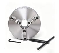 3-Jaw Self-Centering Lathe Chuck, Precision 0.1mm, Quick-Change Mount, Fits Spindles #3/#4/#5/#6/#8, Compatible with CA6140/6150/CY6140/CJK6150 Lathes