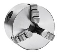 3 Jaw Self-Centering Steel Lathe Chuck 80mm - Interchangeable Jaws - Compact Design High Precision Clamping HT300 Steel Material