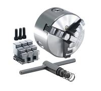 3 Jaws Manual Lathe Chuck with Turning Machine K11 80 100 125mm Tools Accessories 3-Jaw Lathe Chuck Self-Centering(K11-125)