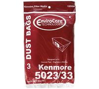 3 Kenmore Sears Allergy Vacuum BAG, Canister Vacuum Cleaners, 5023-5033 bag changed to Kenmore type E for manufacture model # 609196, 116.25950