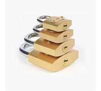 3 Key Copper Color Thickened Drawer Cabinet Padlock Home Office School Dormitory Lock Furniture Hardware Accessories 1Pcs(32mm)
