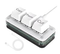 3-Key Macro Pad - Cut Copy Paste Mechanical Keyboard For Editing