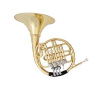 3-key Single-row French Horn French Horn Single Row Four Keys Beginner Playing B Flat Adult Practice Playing Musical Instrument