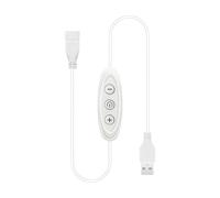 3-Key USB Dimmer 5V 2A, 8 Levels Brightness Adjustable Controller for USB LED Lights