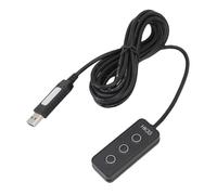 3 Key USB Keyboard, Custom Keyboard, Braille Design, Water Proof and Damp Proof, Customizable Mouse, Keyboard, Multimedia Function, USB Macro Programming Key for Work Gaming