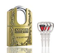 3 Keys 40mm Heavy Duty Warehouse Shrouded Hardened Keyed Padlock Top Security Lock