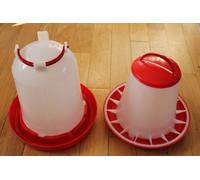 3 kg Plastic poultry chicken feeder & 6 litre plastic poultry drinker set