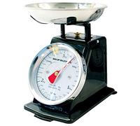 3 KG Vintage MANUAL Kitchen Scales TRADITIONAL PRIMA Retro Home Analogue Mechanical Food Ingredients Measurement WEIGHING Baking Cooking, Youtube Channel Dial Stainless Steel Bowl UK FREE P&P