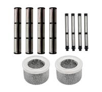 3 Kinds Filter Set Replacement Airless Sprayer Filter Screen for 695 795 1095 1595 3900 5900 7900 Sprayer Enduring Pumps Inner Cores Screen Suction Pipe