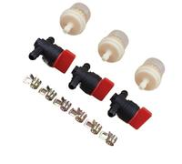 3 Kit 1/4" In Line Fuel Filter Shut Cut Off Clamps Fit For 691035 5056K 5056D