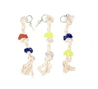 3-knot acrylic rope bird toy Duvoplus
