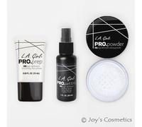 3 LA GIRL HD Pro Primer GFP949 + Setting Spray GFS950 + Powder GPP939 Set Joy
