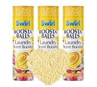 3 Laundry Scent Boosters Beads - Washing Machine Laundry Freshener - Tropical Bloom Scent - Long Lasting Fabric Freshener 230g