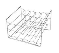 3-Layer Air Fryer Rack - Universal Stainless Steel Nonstick Kitchen Stand, BBQ Grill for Skewers | Multi-Tier Air Fryer Accessory for CA