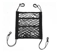 3 Layer Car Mesh Organiser for VW Caddy (2K SB 2004-2025 2026),4-Side Elastic Net Pocket Seat Back Storage Bag Pet Kids Barrier Handbag Holder