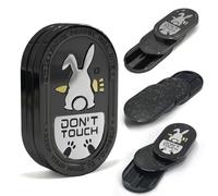 3-Layer Desperate Rabbit Fidget Slider, Stainless Steel EDC Fidget Toys Adults with Clicking Sound & Magnetic Feedback, Best Gadgets for Men & Fidget Toy Collectors (Black)