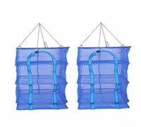3 Layer Drying Net for Fish and Veggies Convenient Hanging Option for Indoor and Outdoor Drying (50 * 50 * 65cm)