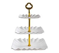 3 Layer Pastry Dessert Rack, Three-layer Fruit Plate Snack Display Stand Cake Stand Cake for Birthday Wedding Party