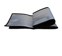 3-Layer Pipe Wrap Insulation Cover, Weatherproof Fabric Hose Protector for Air Conditioner, Heat , RV Water Lines, Pool Heating and for HVAC System Maintenance,