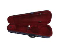 3 Layer Protecting Lightweight Violin Case, Secure Fixation, Easy Carrying for Rehearsals, Concerts, Classes, with Humidity Meter (Red Lining
