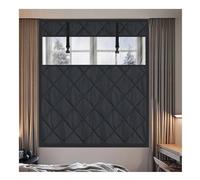 3-Layer Winter Window Cover Film Kit for RV Home Office Living Room Ga Basement Apartment Kitchen (Black 70x170cm) - Energy Efficient Thermal Protect