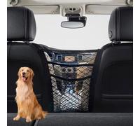 3 Layers Car Mesh Organizer for Mitsubishi Eclipse Cross 2018-2025, Storage Network Of Car Seat, Four-Side Elasticity Pet Net Barrier, High Flexibility Seat Back Net Bag