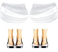 3 Layers Heel Correction Insoles for Supination & Pronation Correction O/X Type Leg, Adhesive Medial & Lateral Heel Insoles for Knee Pain, Foot Alignment (Large)