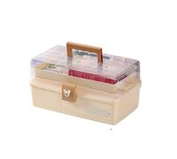 3 Layers Large Capacity Family Medicine Organizer Storage Box Portable First Aid Kit Pill Container Emergency Pharmacy(L)