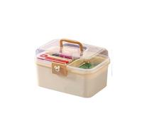 3 Layers Large Capacity Family Medicine Organizer Storage Box Portable First Aid Kit Pill Container Emergency Pharmacy(K)