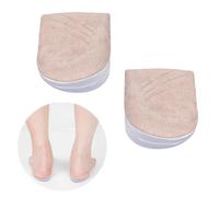 3 Layers Supination Overpronation Insoles Adjustable Heel Inserts Over Pronation Correct Insoles Anti-Slip Heel Insole Medial & Lateral Silicone Inserts for Men Women Foot Alignment Bow Leg