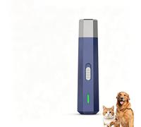 3-LED Dog Nail Grinder, Electric Pet Nail Trimmer with Independent Light Switch, 2-Speed Low Noise Motor, Diamond Wheel Type-C Rechargeable, for Medium Large Dogs Home Grooming