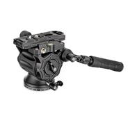 3 Legged Thing AirHed Cine CC Fluid Video Head - Arca-Swiss, Rotatable Clamp, Detachable Pan Arm, 10kg Load - For Mirrorless & Cinema Cameras (Darkness (Black))