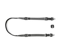 3 Legged Thing AXIS 24 Quick Detach Camera Strap - Neck & Shoulder Strap with QD4 Arca-Swiss Plate, Cam Lever Lock, Nylon & Hypalon, Made in Britain (Padded, Moondust
