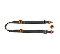 3 Legged Thing AXIS 34 Quick Detach Camera Strap - Wide Neck & Shoulder Strap with QD4 Arca-Swiss Plate, Cam Lever Lock, Nylon & Hypalon, Made in Britain (Padded, Inferno)