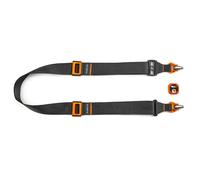 3 Legged Thing AXIS 44 Quick Detach Camera Strap - Extra Wide Neck & Shoulder Strap with QD4 Arca-Swiss Plate, Cam Lever Lock, Nylon & Hypalon, Made in Britain (Non-Padded, Inferno)