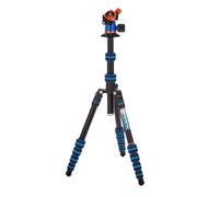 3 Legged Thing Pro Range 2.0 Leo 2.0 Kit Carbon Fibre Travel Tripod System - Adjustable Camera Tripod with 3 Detachable Legs for Monopod Conversion - Metallic Slate Grey (LEOKITGREY2)