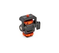 3 Legged Thing Monty 1- Mini Pan & Tilt Mount for Cameras, Monitors & Accessories, Cold Shoe + ¼”-20 Thread - Lava Finish
