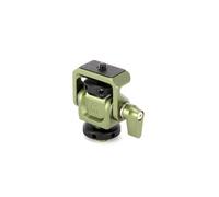 3 Legged Thing Monty 1 - Mini Pan & Tilt Mount for Cameras, Monitors & Accessories, Cold Shoe + ¼”-20 Thread | Moss Finish