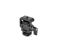 3 Legged Thing Monty 1 - Mini Pan & Tilt Mount for Cameras, Monitors & Accessories, Cold Shoe + ¼”-20 Thread | Darkness Finish